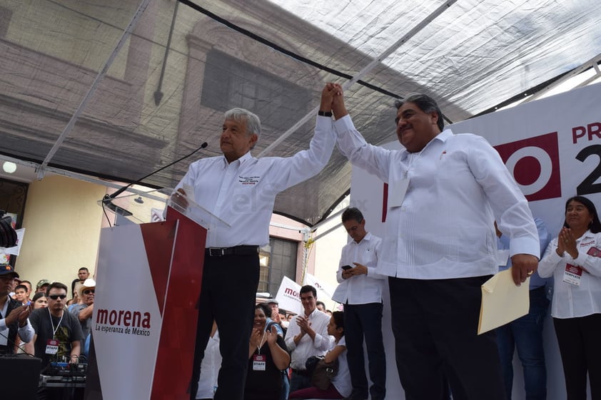 El candidato por la coalición Juntos Haremos Historia, Andrés Manuel López Obrador, consideró que el discurso del presidente de Estados Unidos, Donald Trump sobre militarizar la frontera y continuar con la ley antimigratoria es parte de una campaña para buscar la reelección.