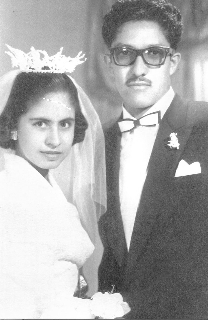 15042018 Ma. Petra Rosales de Ramírez y Jesús Mario Ramírez el 22 de abril de 1958.