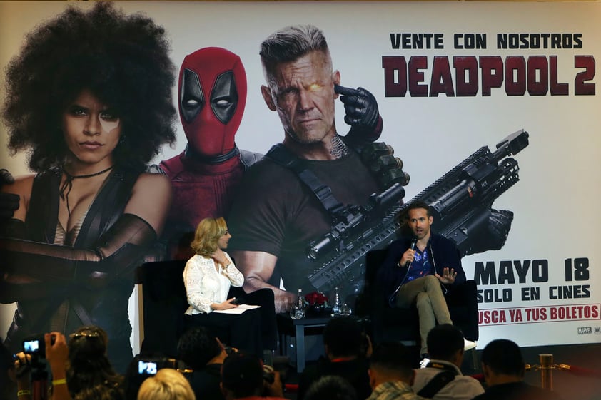 Ryan Reynolds compartió que se ha divertido mucho haciendo ese papel. "Es un personaje mágico porque rompe todas las reglas, las mezcla con acción y a veces es un poco ridículo".