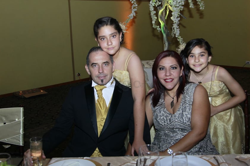 Irene Benítez y familia.