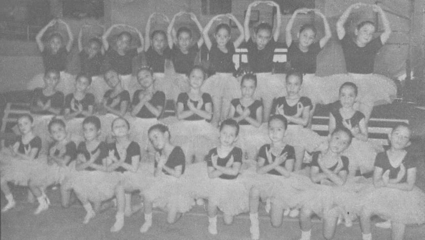 15072018 Grupo de Danza Clásica de la Escuela Emilio Carranza de Gómez Palacio, Durango, en 1990.