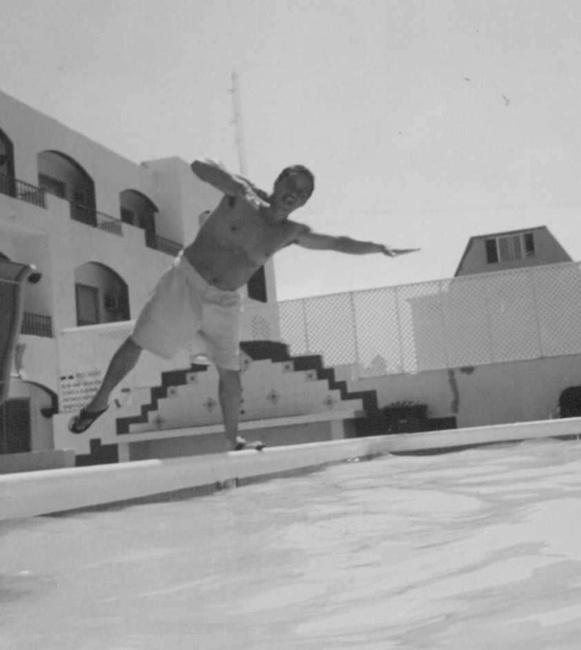 19082018 Sr. José González en Ensenada, Baja California, en 1980.