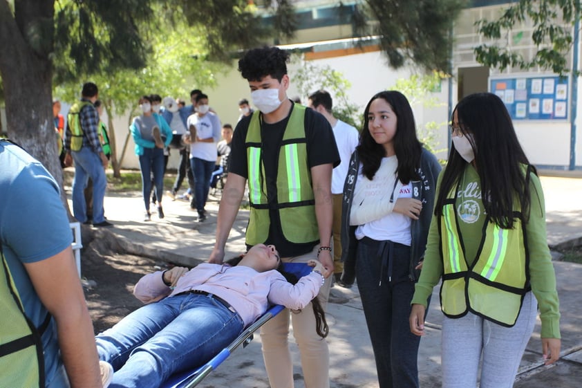 Jóvenes estudiantes del CBTIs #130 fueron parte de dicha actividad.