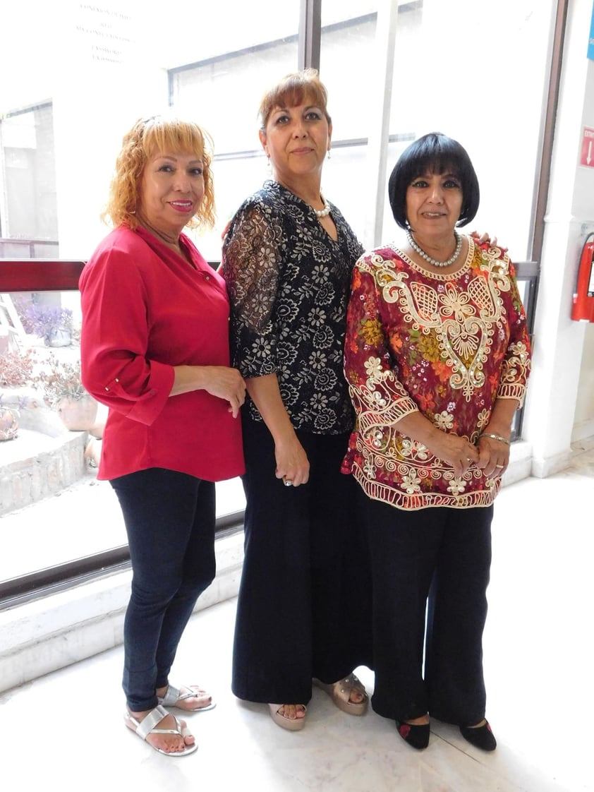 20092018 Mayela Infante, Blanca Domínguez e Irma Esquivel.