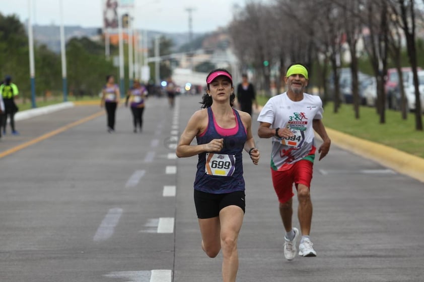 Quienes derrocharon buena vibra y amor por las carreras pedestres.