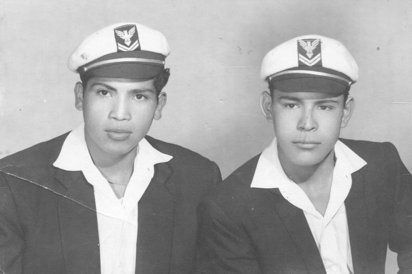 14102018 Carlos Trejo y Antonio Dávila en 1960.