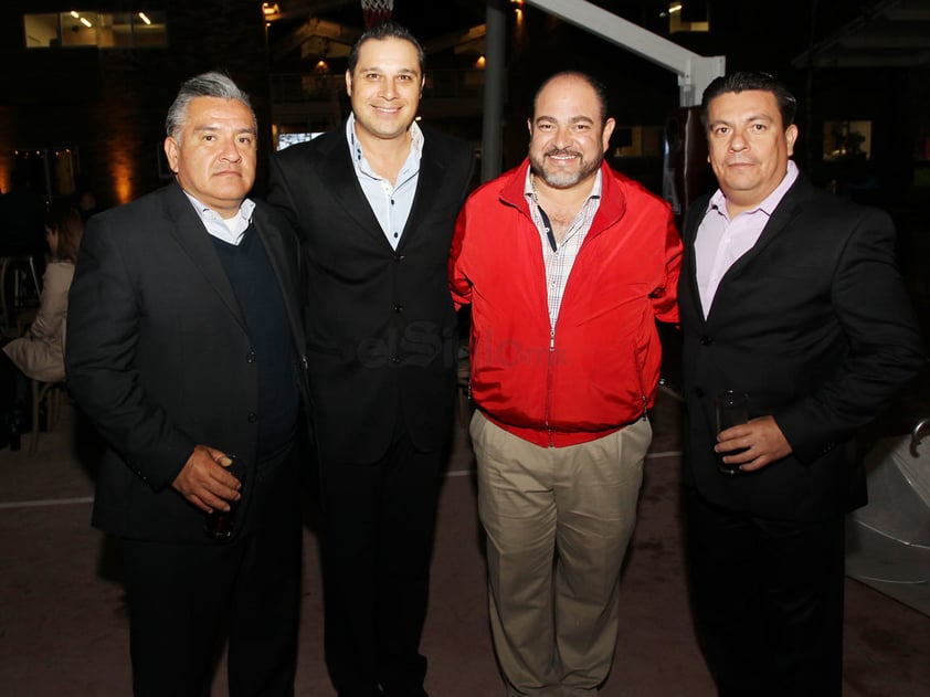 Adan Nevárez, Adán Herrera, Jared del Campo y Horacio Salas.