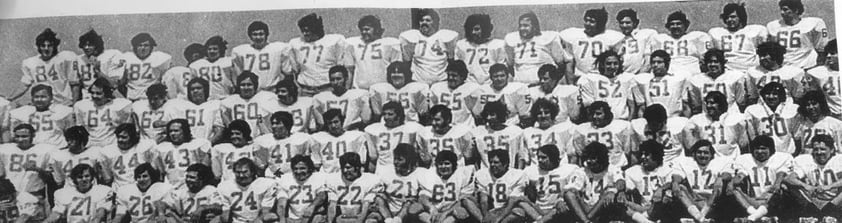 28102018 Equipo Auténticos Tigres de la UANL en 1973.