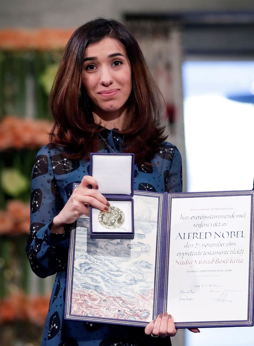 Ceremonia de entrega de los Nobel 2018