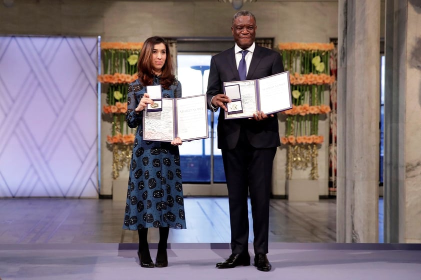 Ceremonia de entrega de los Nobel 2018