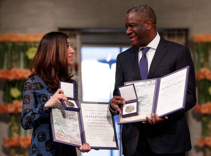 Ceremonia de entrega de los Nobel 2018