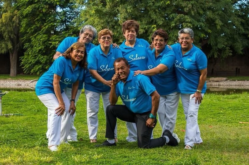 13122018 Marissa, Martha Alicia, María de Jesús, Socorro, Carmelita, Lupita y Carlos Bernardo Salazar Ramírez.