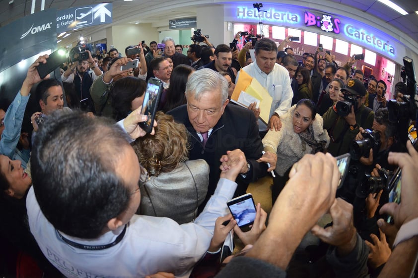 El presidente Andrés Manuel López Obrador llegó a Torreón para presentar los Programas de Desarrollo para La Laguna.