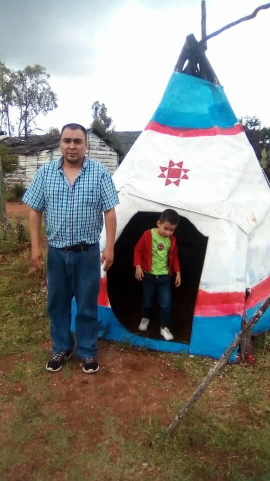 Francisco y su hijo, Paquito.