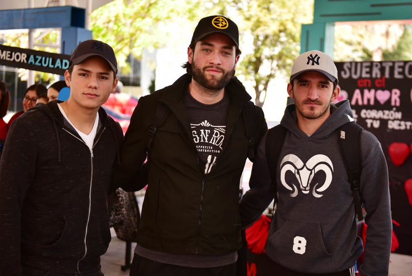 Hugo, Siro y Eduardo.