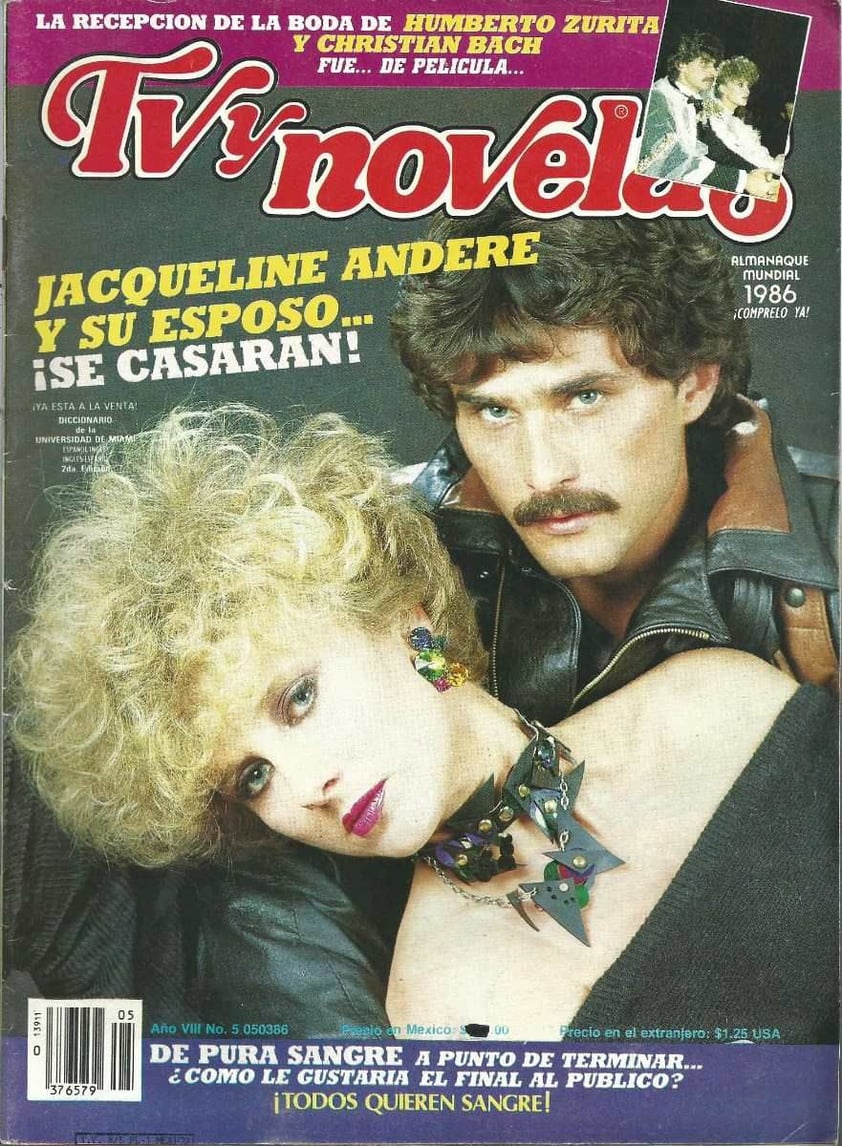 Figuró en una portada de TVyNovelas junto al que fue su esposo.