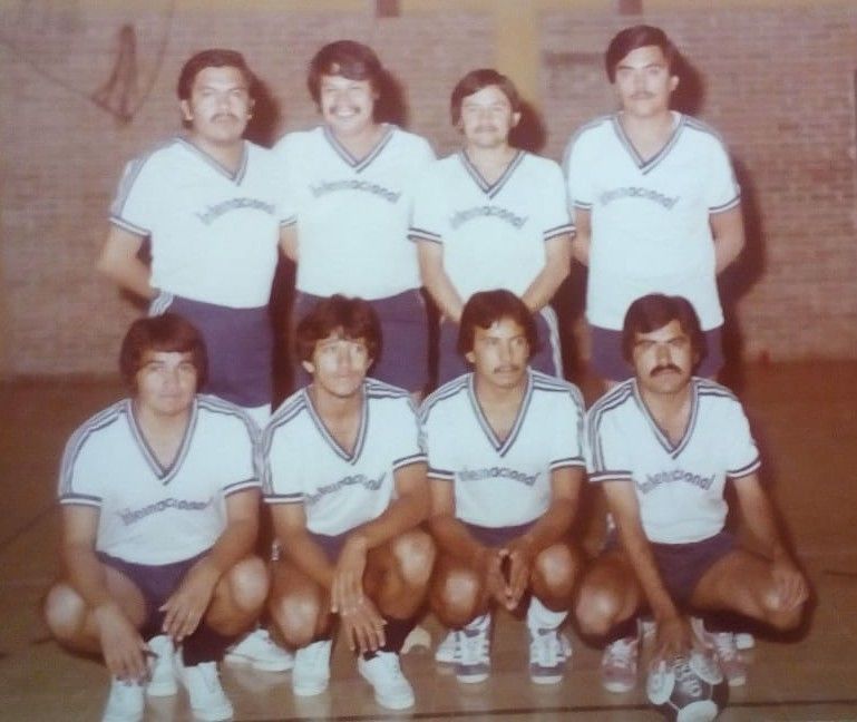 03032019 Equipo del Banco Internacional, noviembre de 1982: Andrés Vázquez, Héctor Muñoz, Jaime del Valle, Manuel González, Artemio Monreal, Abelardo Ayala (qepd), Pepito Gaona y Manuel Martínez.