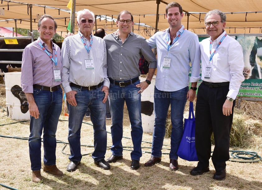 Eduardo Tricio, Emeterio Gomez, Rafael Tricio, Eduardo Villarreal y Javier Amarante