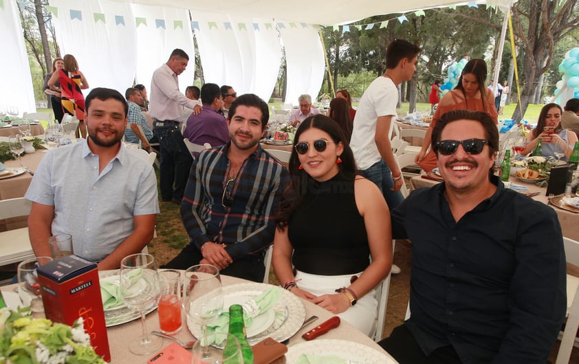 Jorge Luis Zamudio, Ana Franco, Javier Elizondo y Ricardo Ríos.