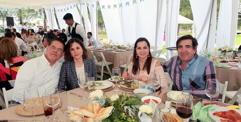 Sandra de la Parra, Miguel de la Parra, Laura de Elizondo y Javier Elizondo.