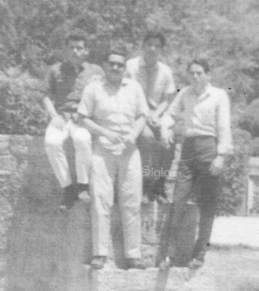 Gregorio Estrada, Gerardo Tovar, Federico Gómez y Jesús Reyes en los años 60’.