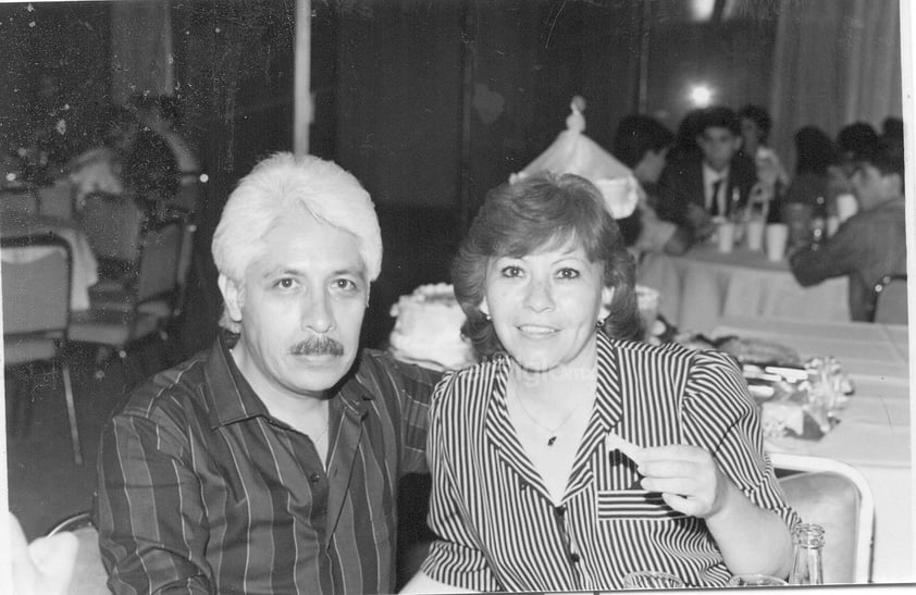 Daniel y Lita en un evento en 1988.