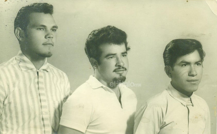 Javier Salinas, Baldomero Hoyos y Álvaro Sánchez (f), en el año 1965.