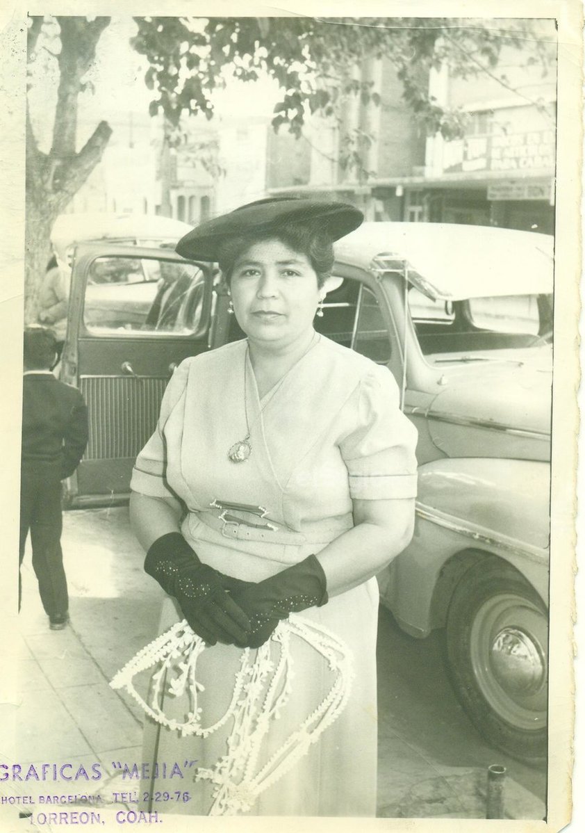 Aurora Machado de Vázquez, en una fotogafía
de antaño.