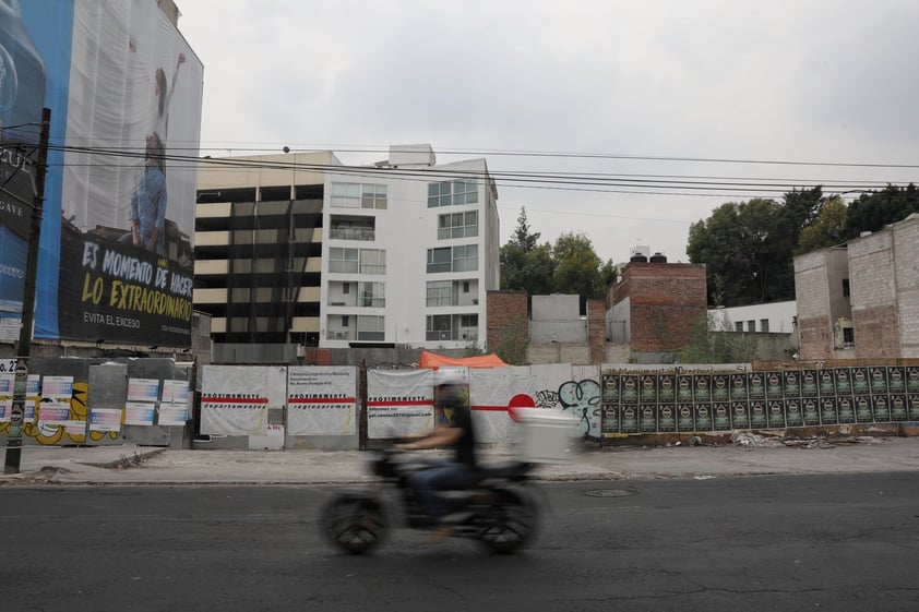 Daños en la delegación Álvaro Obregón, en Ciudad de México.