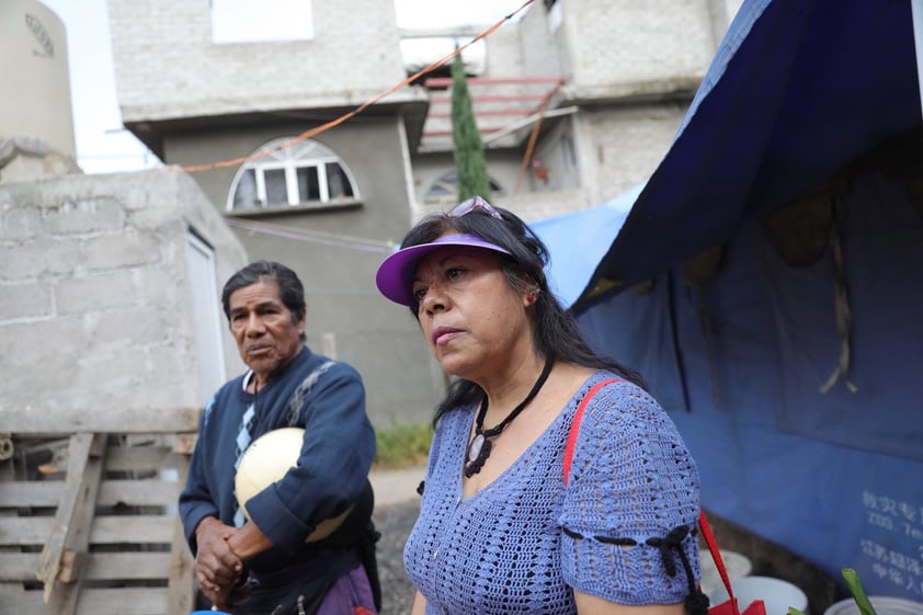 Hermilio Baltazar y su esposa María del Carmen Martínez.