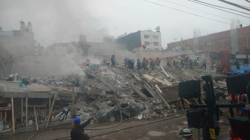 Dieron así 17 marcaciones positivas por parte de estos elementos de Torreón en el sismo que registró una magnitud de 7.1 grados en la escala Richter.