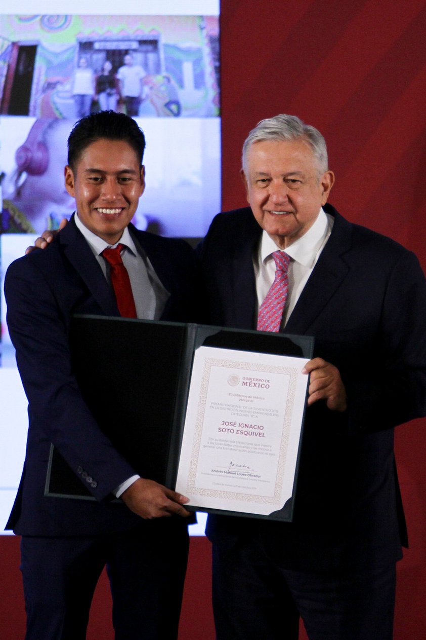 José Ignacio Soto Esquivel, distinción Ingenio Emprendedor, categoría B.