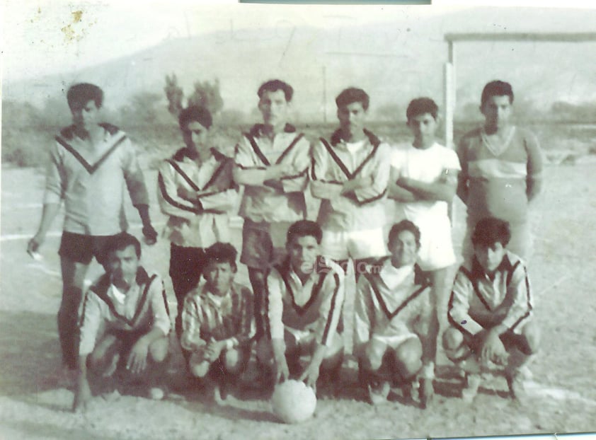 Equipo Lavatap de la colonia La Constancia, campo La Griega. Los hermanos José Luis, Hugo y Manuel Gómez Esparza en el año de 1995.