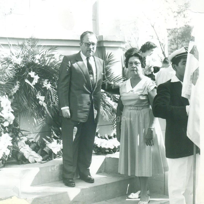 Lic. Jesús Mario del Bosque toma posesión como presidente del comité municipal. Marzo 3 de 1959.