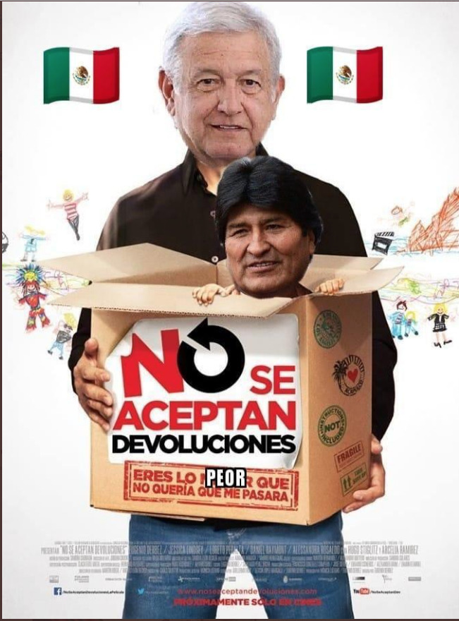 Los mejores memes de la llegada de Evo Morales a México 