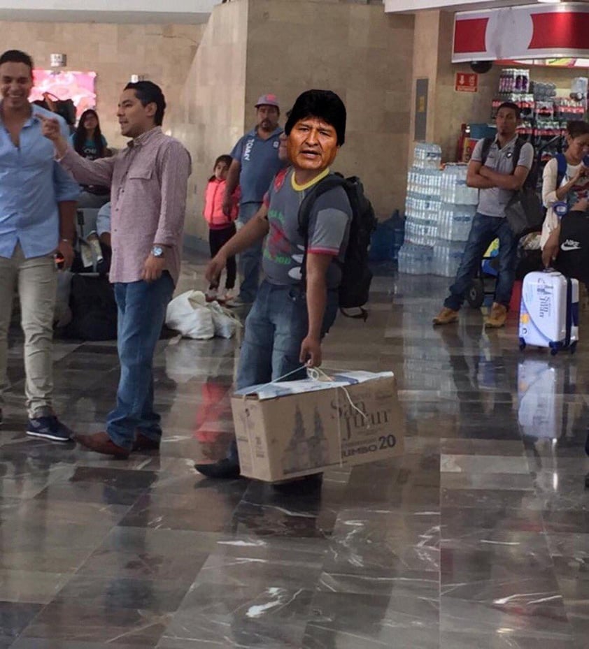 Los mejores memes de la llegada de Evo Morales a México 