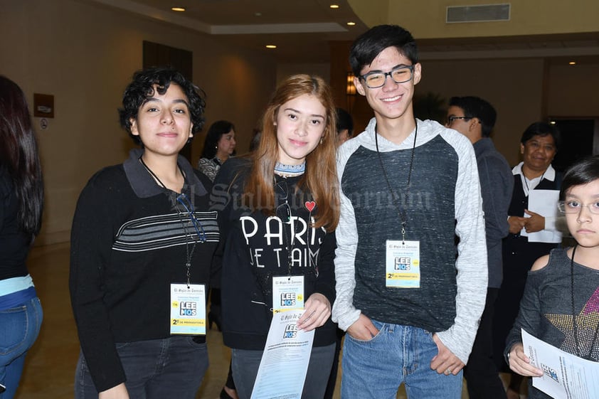 13112019 Fátima Martínez, Paulina Ibarra, Samuel Arce de Academia Villa de Matel.