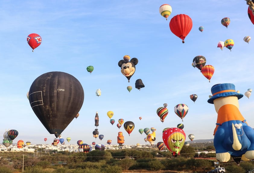 La edición 18 del Festival Internacional del Globo en León, Guanajuato.