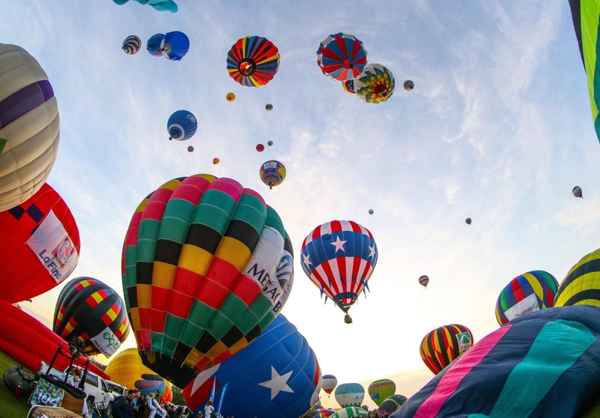 La edición 18 del Festival Internacional del Globo en León, Guanajuato.