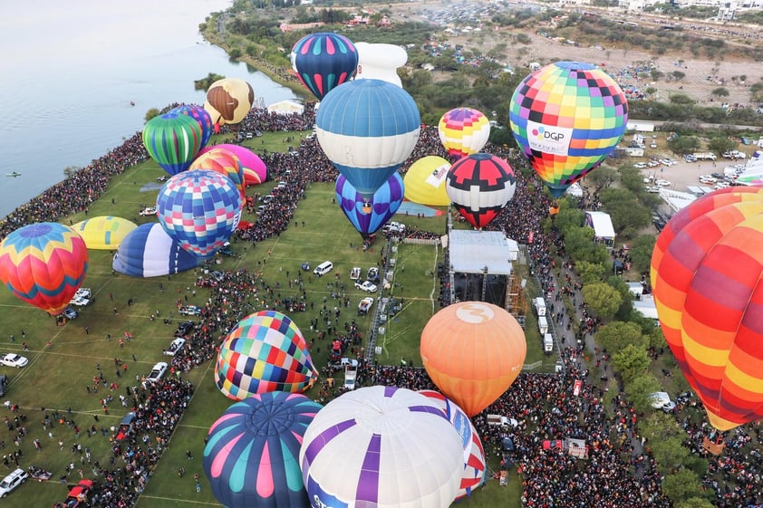 La edición 18 del Festival Internacional del Globo en León, Guanajuato.