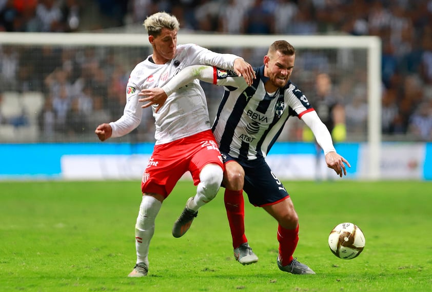 Rayados de Monterrey derrota 2-1 a Necaxa en la ida de las semifinales de la Liga MX