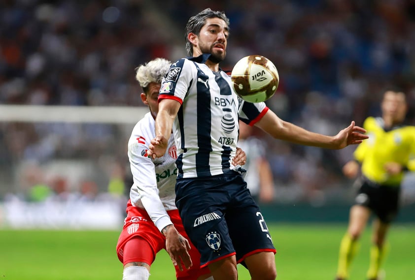 Rayados de Monterrey derrota 2-1 a Necaxa en la ida de las semifinales de la Liga MX