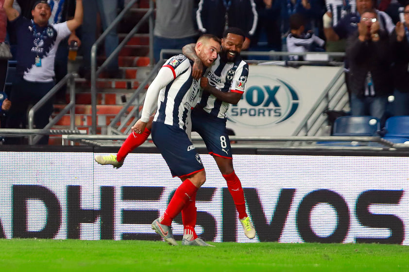 Rayados de Monterrey derrota 2-1 a Necaxa en la ida de las semifinales de la Liga MX