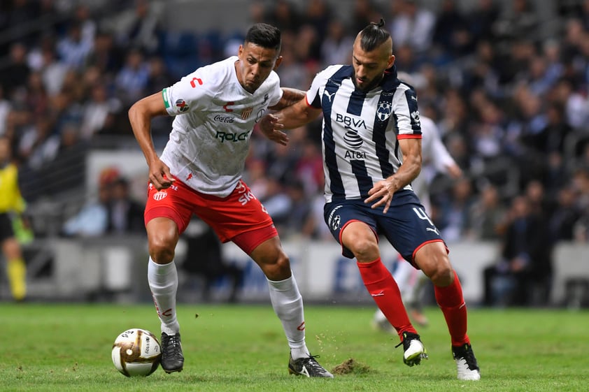 Rayados de Monterrey derrota 2-1 a Necaxa en la ida de las semifinales de la Liga MX