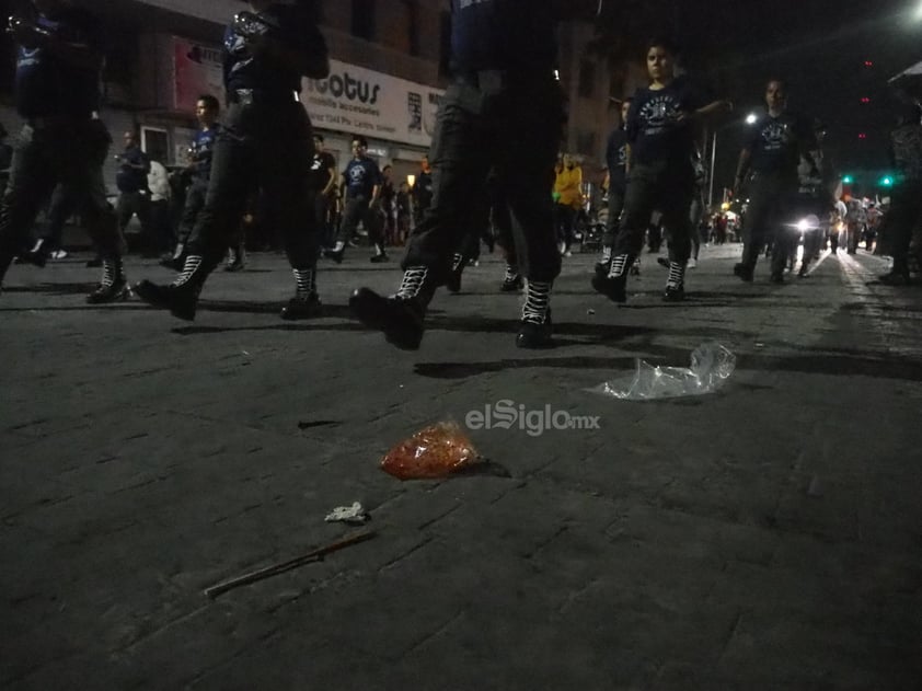 Lucha. La lucha contra el plástico va perdiendo, ya que es lo que más se acumula durante el paso de los peregrinos por toda la Juárez.