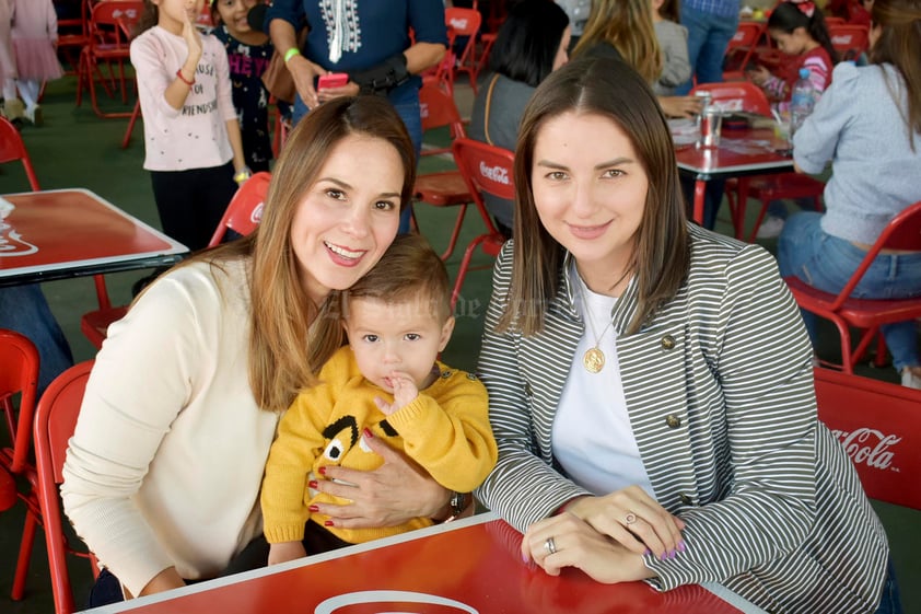 Valeria, Alonso y Fabiola