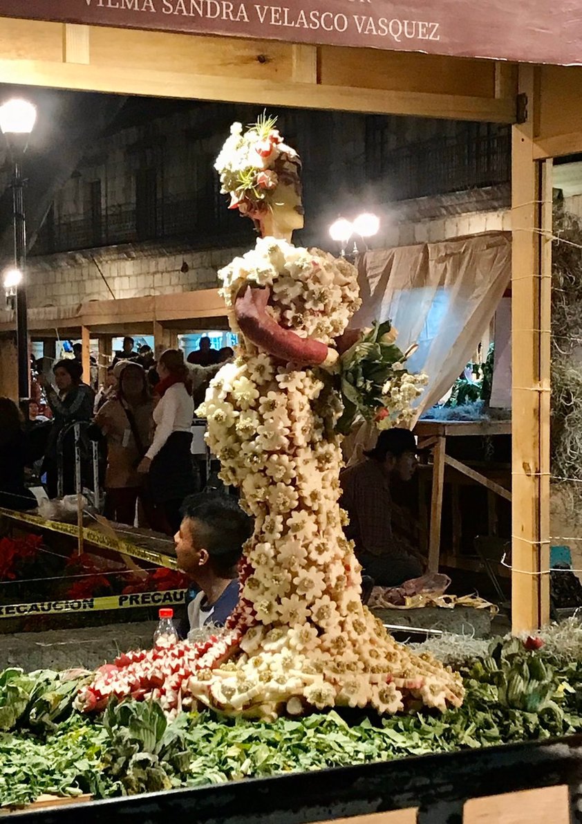 La noche de los rábanos, en Oaxaca.