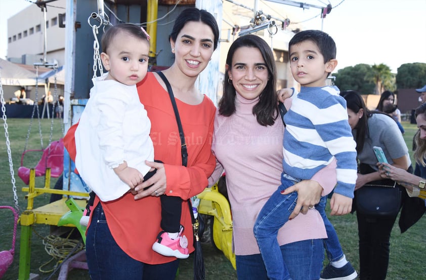 Cristina, Miriam, Franco y María Regina