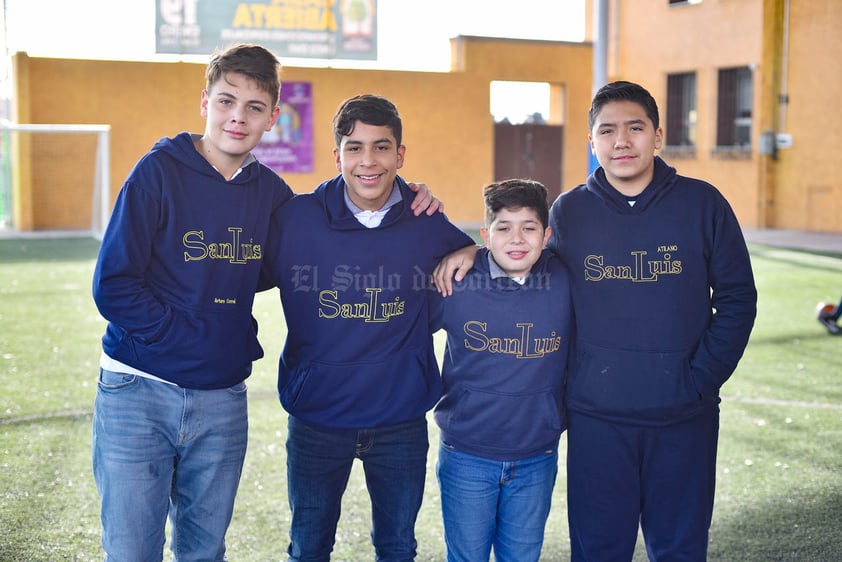 Arturo, Osmar, Diego y Emiliano