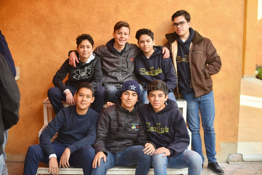 Iñaki, Renato, Gael, Javier, Santiago, Ricky y Andres